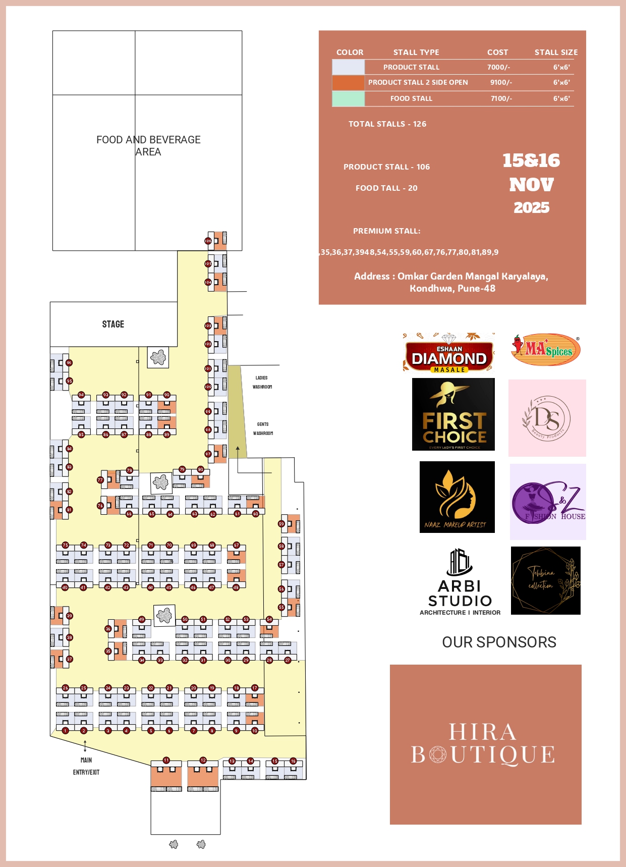 Exhibition Layout Floor Plan